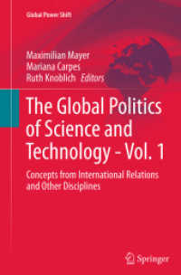 The Global Politics of Science and Technology - Vol. 1 : Concepts from International Relations and Other Disciplines (Global Power Shift)