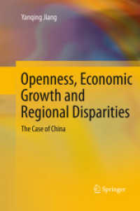 Openness, Economic Growth and Regional Disparities : The Case of China