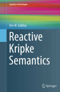 Reactive Kripke Semantics (Cognitive Technologies)