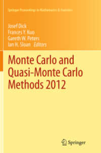 Monte Carlo and Quasi-Monte Carlo Methods 2012 (Springer Proceedings in Mathematics & Statistics)