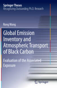 Global Emission Inventory and Atmospheric Transport of Black Carbon : Evaluation of the Associated Exposure (Springer Theses)