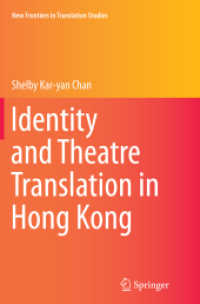 Identity and Theatre Translation in Hong Kong (New Frontiers in Translation Studies)