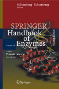 Class 2 Transferases XI : EC 2.7.6 - 2.7.7 (Springer Handbook of Enzymes) （2ND）
