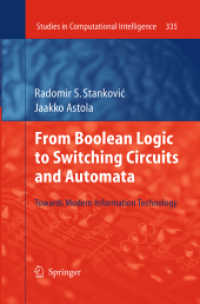 From Boolean Logic to Switching Circuits and Automata : Towards Modern Information Technology (Studies in Computational Intelligence)