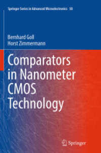 Comparators in Nanometer CMOS Technology (Springer Series in Advanced Microelectronics)