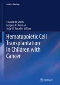 Hematopoietic Cell Transplantation in Children with Cancer (Pediatric Oncology)