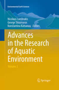Advances in the Research of Aquatic Environment : Volume 2 (Environmental Earth Sciences)