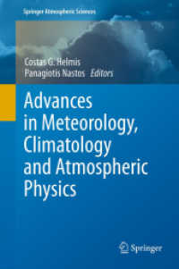 Advances in Meteorology, Climatology and Atmospheric Physics, 2 Teile (Springer Atmospheric Sciences) （2016. xxx, 1278 S. XXX, 1278 p. In 2 volumes, not available separately）