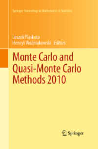 Monte Carlo and Quasi-Monte Carlo Methods 2010 (Springer Proceedings in Mathematics & Statistics)