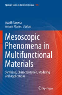 Mesoscopic Phenomena in Multifunctional Materials : Synthesis, Characterization, Modeling and Applications (Springer Series in Materials Science)