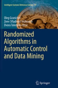 Randomized Algorithms in Automatic Control and Data Mining (Intelligent Systems Reference Library)