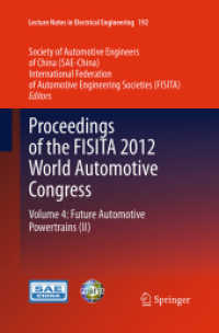 Proceedings of the FISITA 2012 World Automotive Congress : Volume 4: Future Automotive Powertrains (II) (Lecture Notes in Electrical Engineering)