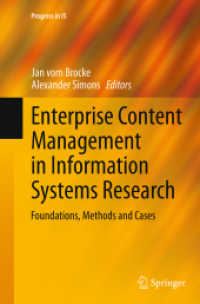 Enterprise Content Management in Information Systems Research : Foundations, Methods and Cases (Progress in Is)