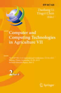 Computer and Computing Technologies in Agriculture VII : 7th IFIP WG 5.14 International Conference, CCTA 2013, Beijing, China, September 18-20, 2013, Revised Selected Papers, Part II (Ifip Advances in Information and Communication Technology)