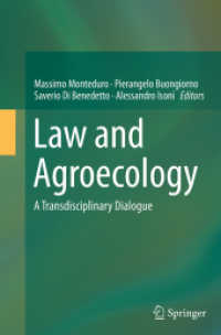 Law and Agroecology : A Transdisciplinary Dialogue