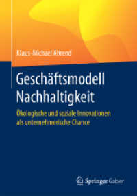 Geschäftsmodell Nachhaltigkeit : Ökologische und soziale Innovationen als unternehmerische Chance