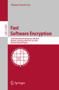 Fast Software Encryption : 23rd International Conference, FSE 2016, Bochum, Germany, March 20-23, 2016, Revised Selected Papers (Lecture Notes in Computer Science)