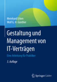 Gestaltung und Management von IT-Verträgen : Eine Anleitung für Praktiker