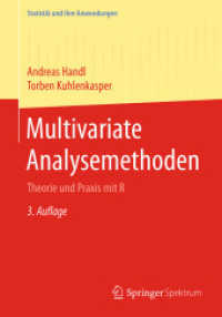 Multivariate Analysemethoden : Theorie und Praxis mit R (Statistik und ihre Anwendungen) （3RD）