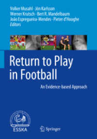 Return to Play in Football : An Evidence-based Approach