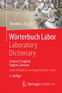 Wörterbuch Labor / Laboratory Dictionary : Deutsch/Englisch - English/German （3RD）