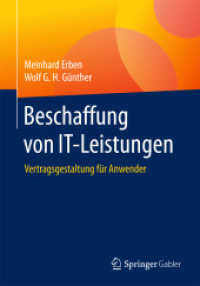 Beschaffung von IT-Leistungen : Vertragsgestaltung für Anwender
