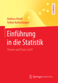 Einführung in die Statistik : Theorie und Praxis mit R （1. Aufl. 2018）