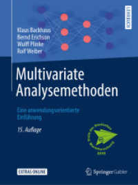 Multivariate Analysemethoden : Eine anwendungsorientierte Einführung