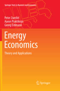 Energy Economics : Theory and Applications (Springer Texts in Business and Economics)