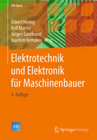 Elektrotechnik und Elektronik für Maschinenbauer (VDI-Buch) （4. Aufl. 2018. xiii, 587 S. XIII, 587 S. 437 Abb. 240 mm）