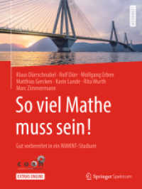So viel Mathe muss sein! : Gut vorbereitet in ein WiMINT-Studium. Lehrbuch. Extras Online