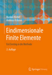 Eindimensionale Finite Elemente : Ein Einstieg in die Methode （3RD）