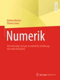 Numerik : Eine lebendige und gut verständliche Einführung mit vielen Beispielen