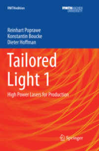 Tailored Light 1 : High Power Lasers for Production (Rwthedition)