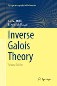 Inverse Galois Theory (Springer Monographs in Mathematics) （2ND）