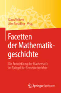 Facetten der Mathematikgeschichte : Die Entwicklung der Mathematik im Spiegel der Semesterberichte