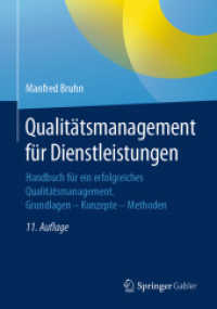 Qualitätsmanagement für Dienstleistungen : Handbuch für ein erfolgreiches Qualitätsmanagement. Grundlagen - Konzepte - Methoden