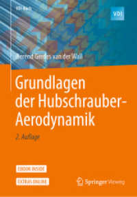 Grundlagen der Hubschrauber-Aerodynamik, m. 1 Buch, m. 1 E-Book (VDI-Buch) （2. Aufl. 2020. xxxv, 409 S. XXXV, 409 S. 167 Abb. Book + eBook. 240 mm）