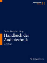 Handbuch der Audiotechnik (Springer Reference Technik) （2. Aufl. 2025. xv, 1000 S. XV, 1000 S. 720 Abb., 80 Abb. in Farbe. 279）