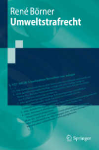 Umweltstrafrecht (Springer-lehrbuch)