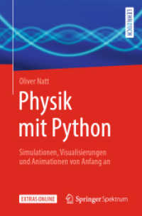 Physik mit Python : Simulationen， Visualisierungen und Animationen von Anfang an. Lehrbuch. Extras online