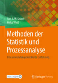 Methoden der Statistik und Prozessanalyse : Eine anwendungsorientierte Einführung