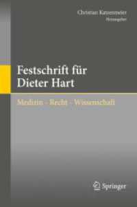 Festschrift für Dieter Hart : Medizin - Recht - Wissenschaft