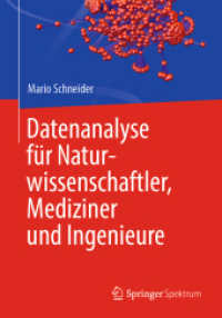 Datenanalyse für Naturwissenschaftler, Mediziner und Ingenieure
