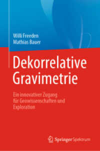 Dekorrelative Gravimetrie : Ein innovativer Zugang für Geowissenschaften und Exploration