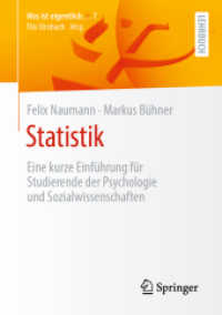 Statistik : Eine kurze Einführung für Studierende der Psychologie und Sozialwissenschaften (Was ist eigentlich ...?)