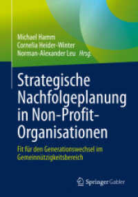Strategische Nachfolgeplanung in Non-Profit-Organisationen : Fit für den Generationswechsel im Gemeinnützigkeitsbereich