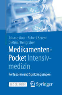 Medikamenten-Pocket Intensivmedizin  ， m. 1 Buch， m. 1 E-Book : Perfusoren und Spritzenpumpen. EBook inside
