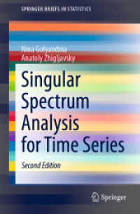 Singular Spectrum Analysis for Time Series (Springerbriefs in Statistics) （2ND）