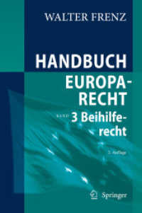 Handbuch Europarecht : Band 3: Beihilferecht （2ND）